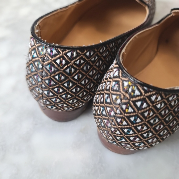 J. CREW Charlie Medallion Jacquard Tassle Loafers sz 6.5 - Picture 4 of 8